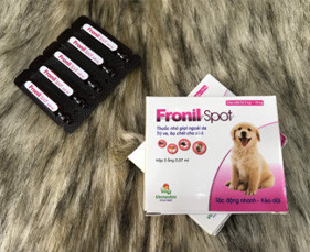 Thuốc trị ve, bọ chét cho chó Fronil Spot có gây độc không?