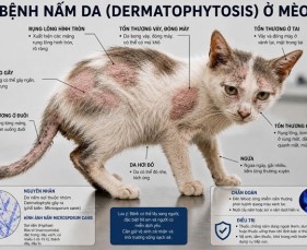 Mèo Bị Nấm Da: Dấu Hiệu Nhận Biết, Nguyên Nhân Và Cách Điều Trị Hiệu Quả